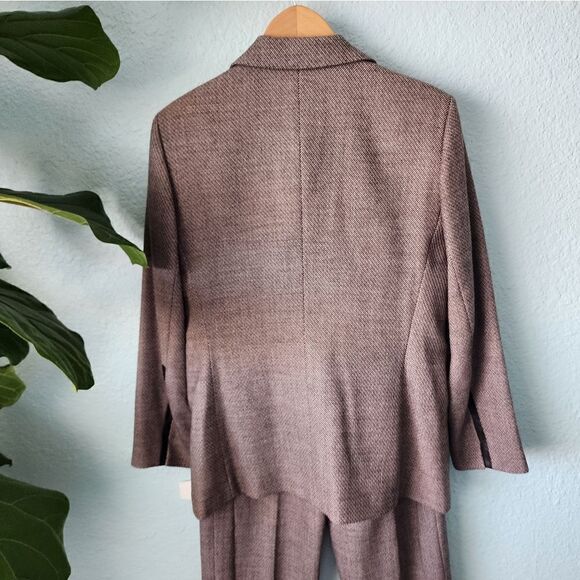 Harve Benard wool trim leather brand New with tags trousers and jacket suit - Picture 4 of 16